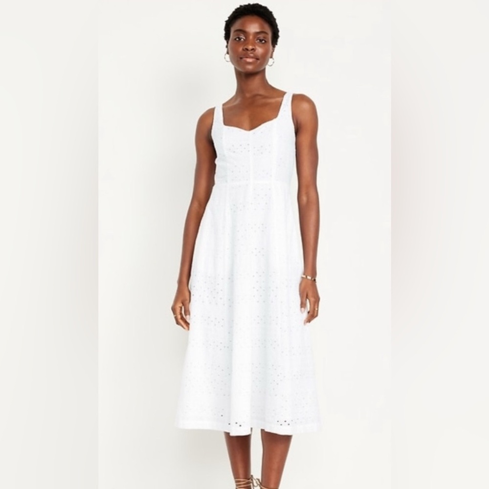 Old Navy White Eyelet Dress